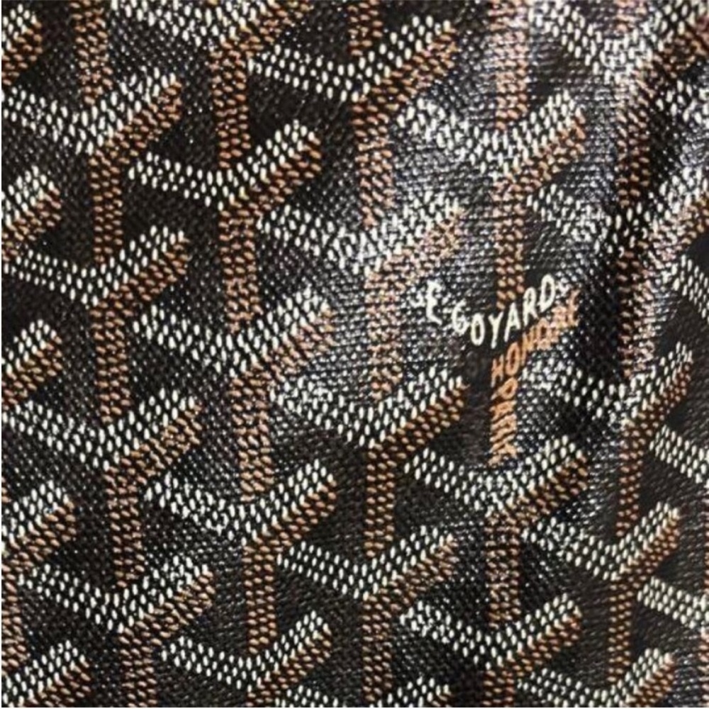 GOYARD Saint Louis Black Monogram Coated Canvas Tote Bag - Picture 5 of 15